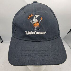 Little Caesars Pizza Black Baseball Hat Cap By Port & Company Work Wear Outdoors